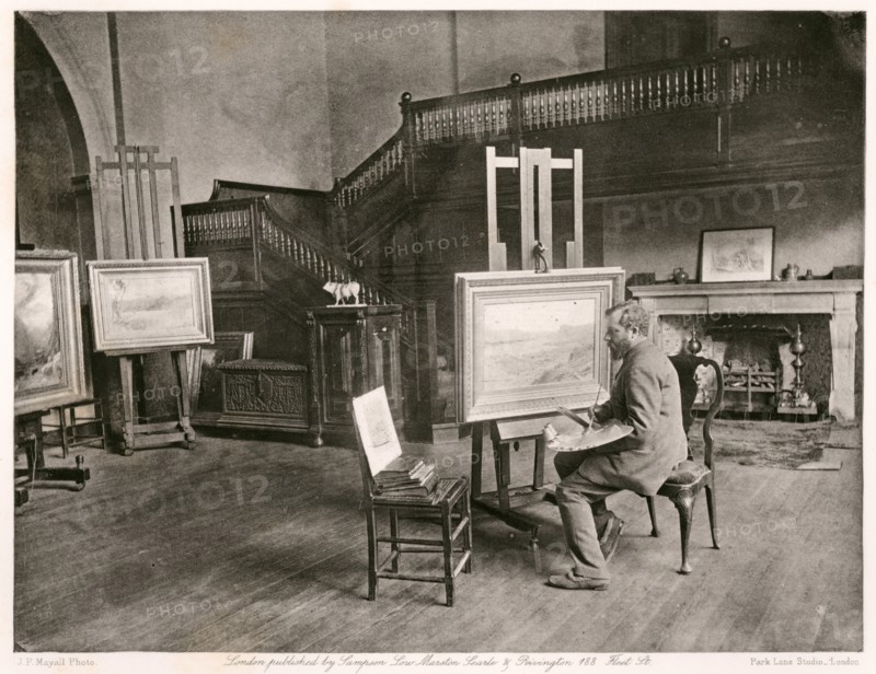 John MacWhirter, R.A., c1884. Creator: Joseph Parkin Mayall.