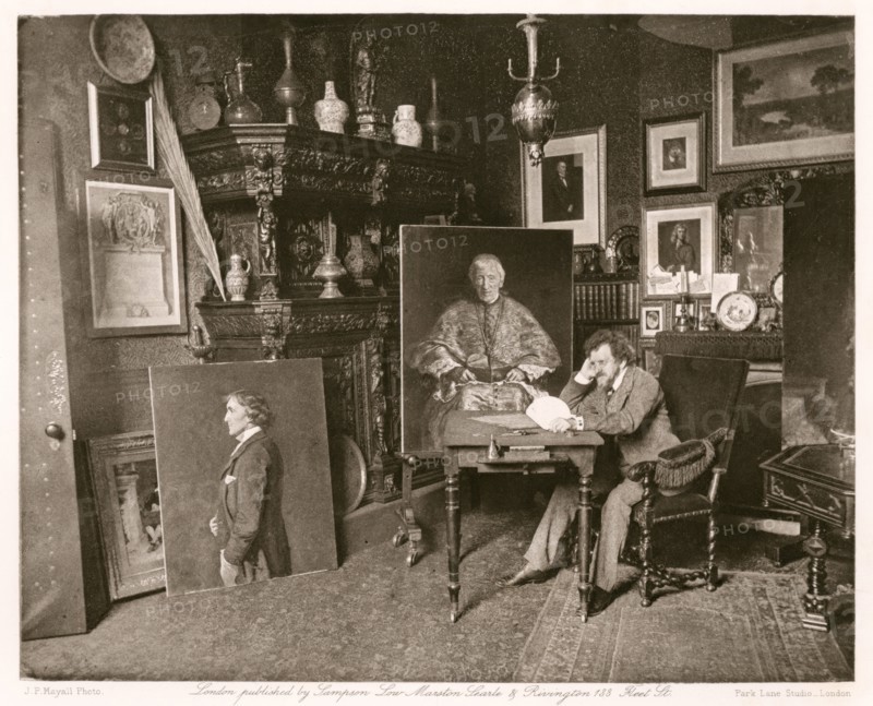 Thomas Oldham Barlow, R.A., c1884. Creator: Joseph Parkin Mayall.