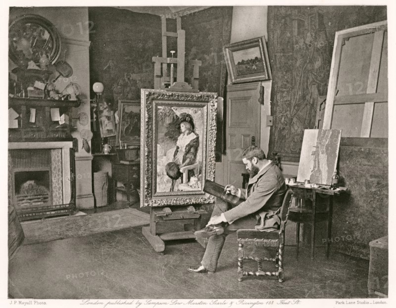 Robert Walker Macbeth, R.A., c1884. Creator: Joseph Parkin Mayall.