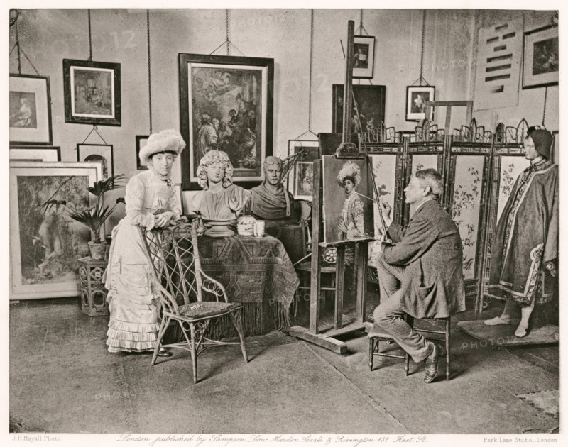 G.A. Storey, R.A., c1884. Creator: Joseph Parkin Mayall.