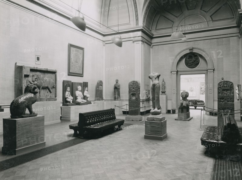 Buddhist Sculpture in The Lecture Room, (Royal Academy of Arts, International  Exhibition..., 1935. Creator: Unknown.