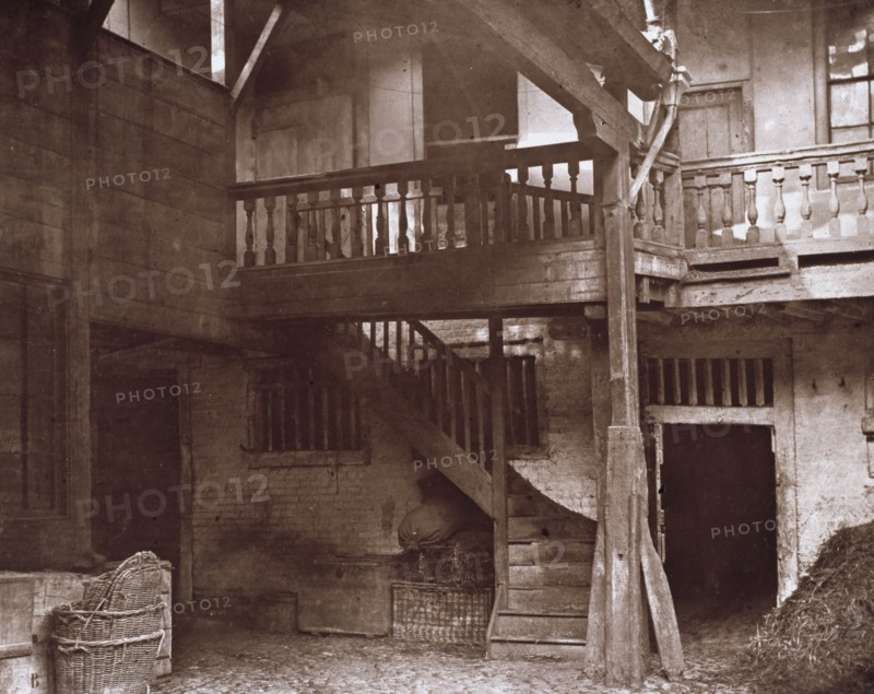 One of the Staircases, The Oxford Arms, Warwick Lane, 1875, c1875. Creator: Alfred & John Bool.