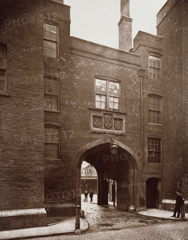 Lincoln's Inn Gateway, c1876. Creator: Alfred & John Bool.