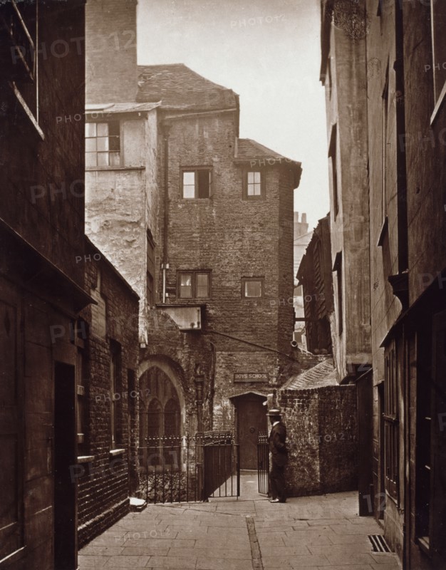 St. Bartholomew the Great and Cloth Fair, c1877. Creator: Alfred & John Bool.