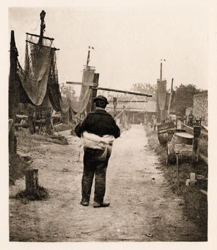 A Rope Walk, 1887. Creators: Peter Henry Emerson, Walter L. Colls.
