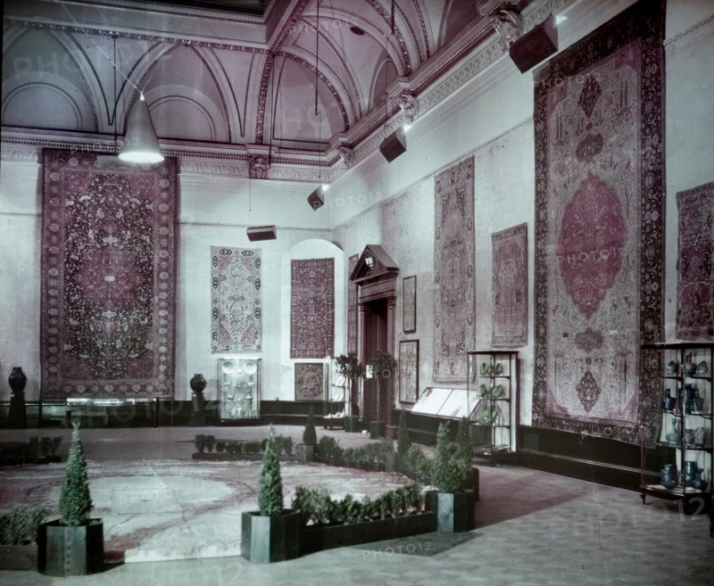 Gallery III,  the International Exhibition of Persian Art, at the Royal Academy of Arts, 1931. Creator: Unknown.