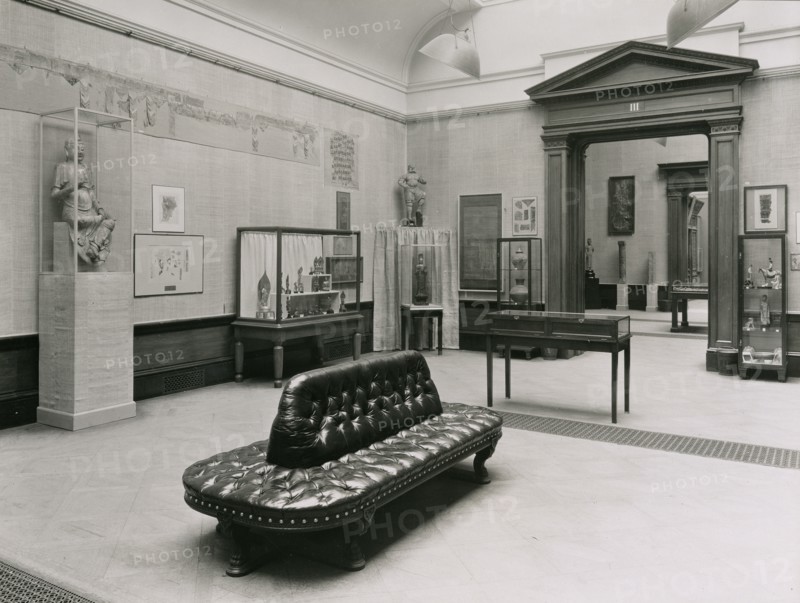 Gallery views of the 'International Exhibition of Chinese Art' held at the Royal Academy, 1935. Creator: Unknown.