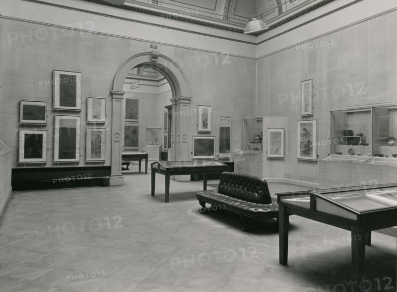 Gallery views of the 'International Exhibition of Chinese Art' held at the Royal Academy, 1935. Creator: Unknown.