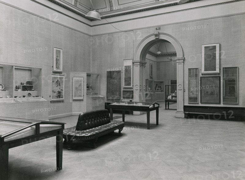 Gallery views of the 'International Exhibition of Chinese Art' held at the Royal Academy, 1935. Creator: Unknown.