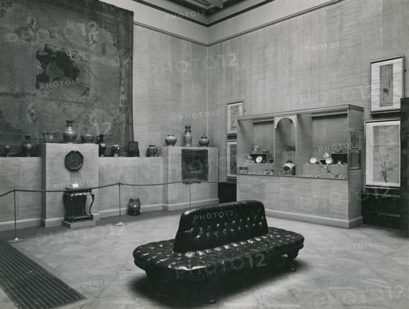 Gallery views of the 'International Exhibition of Chinese Art' held at the Royal Academy, 1935. Creator: Unknown.