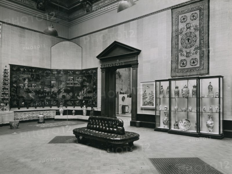 Gallery views of the 'International Exhibition of Chinese Art' held at the Royal Academy, 1935. Creator: Unknown.