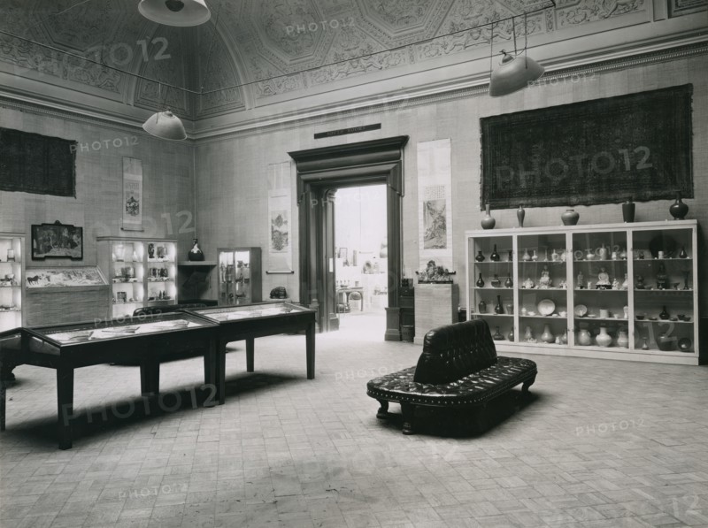 Gallery views of the 'International Exhibition of Chinese Art' held at the Royal Academy, 1935. Creator: Unknown.