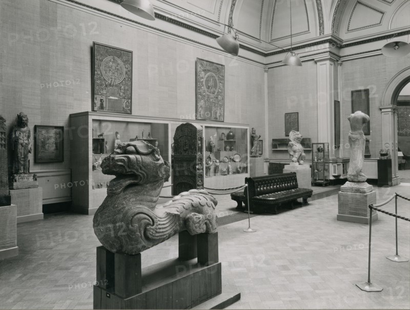 Gallery views of the 'International Exhibition of Chinese Art' held at the Royal Academy, 1935. Creator: Unknown.