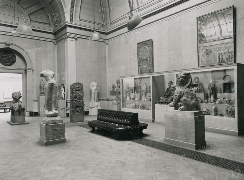 Gallery views of the 'International Exhibition of Chinese Art' held at the Royal Academy, 1935. Creator: Unknown.