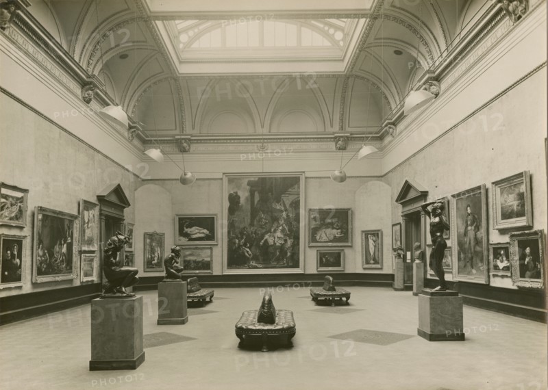 Installation photography of the 'Exhibition of French Art 1200-1900' at the Royal Academy..., 1932. Creator: Unknown.