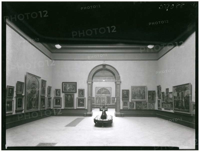 Exhibits and installation view of the 'Exhibition of Italian Art 1200-1900', Royal Academy..., 1930. Creator: A. C. Cooper.