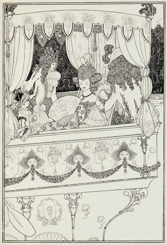 The Barge, 1897. Creator: Aubrey Beardsley.