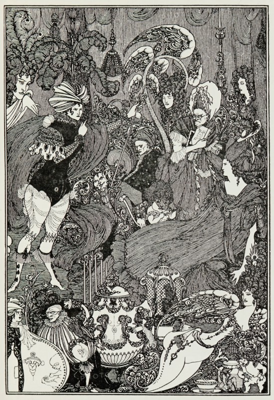 The Cave of Spleen, 1897. Creator: Aubrey Beardsley.