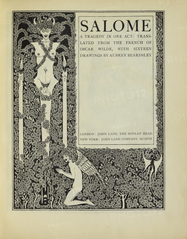 Salome - title page, 1907. Creator: Aubrey Beardsley.