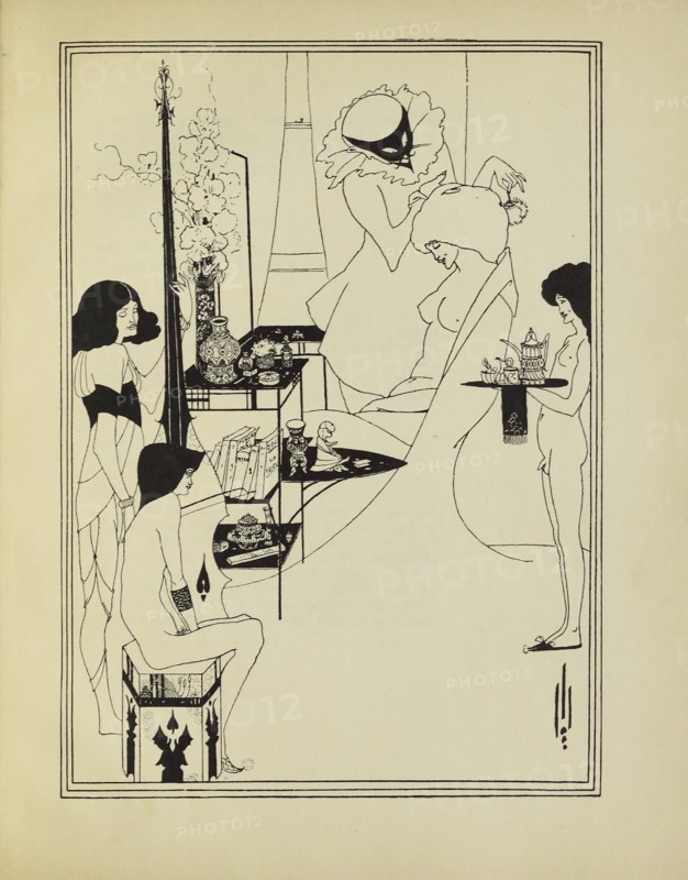 The Toilette of Salome. II, 1907.  Creator: Aubrey Beardsley.