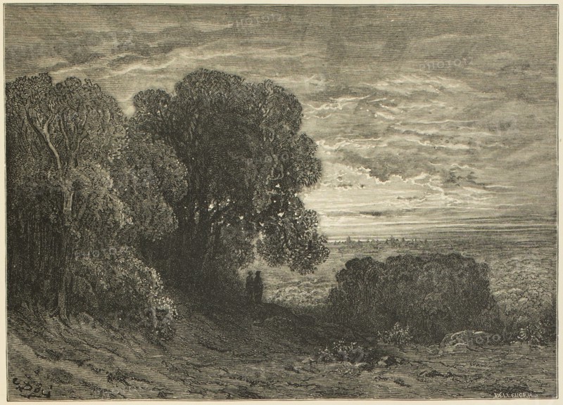 The Two Pilgrims at Highgate, 1872.  Creator: Clément Édouard Bellenger.