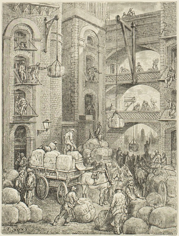 Pickle Herring Street, 1872.  Creator: Stéphane Pannemaker.