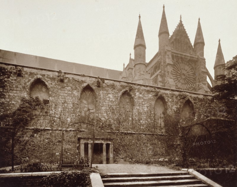 Ashburnham House - The Garden, c1882. Creator: Henry Dixon & Son.