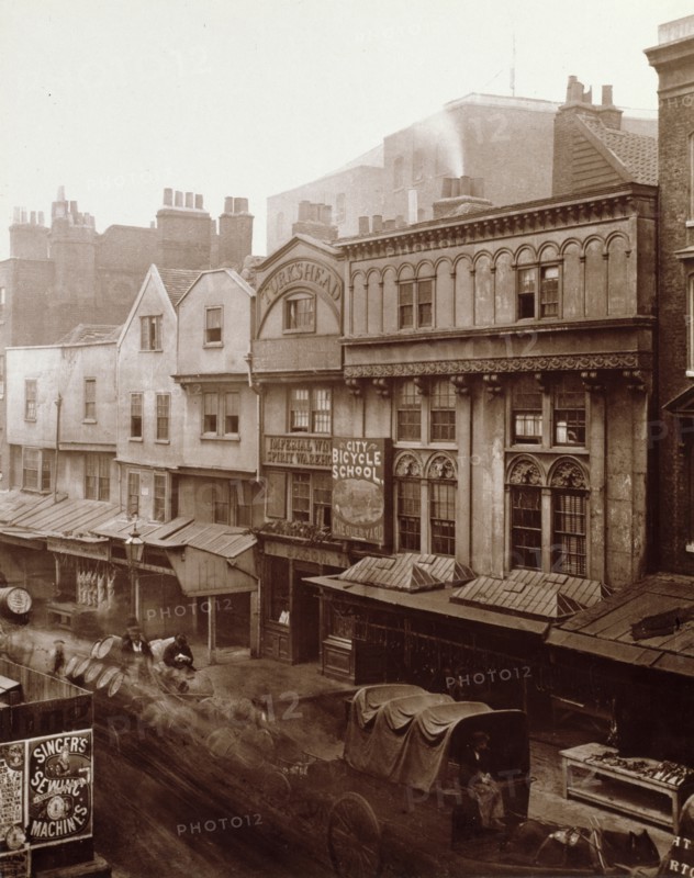 Old Houses, Aldgate, c1883. Creator: Henry Dixon & Son.