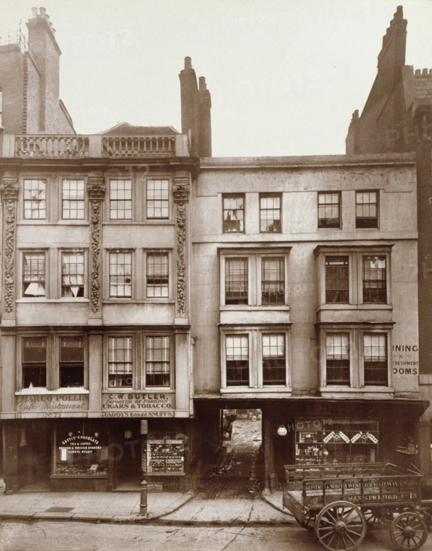 Old Houses, Aldgate, c1883. Creator: Henry Dixon & Son.