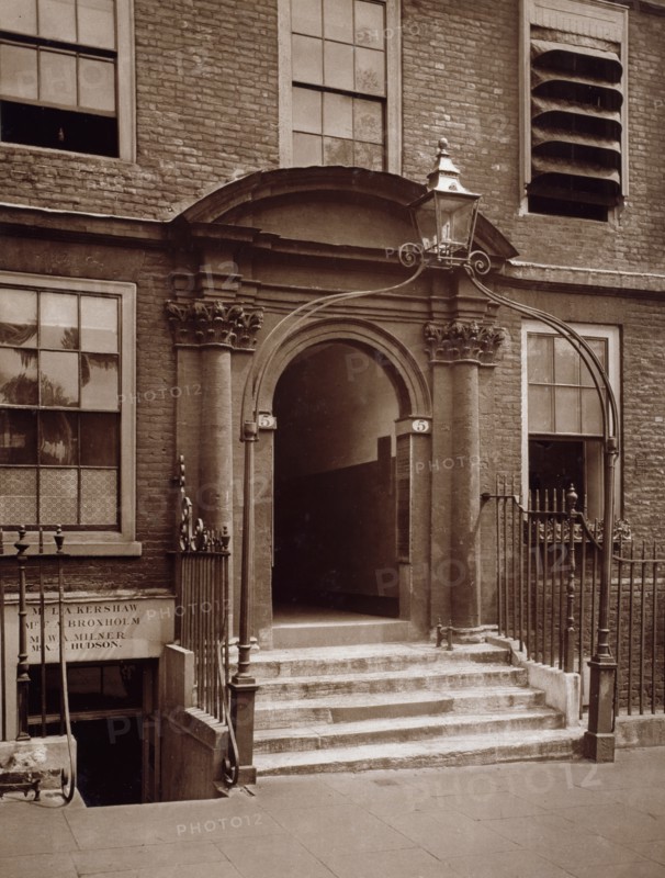 Inner Temple - King's Bench Walk, c1885. Creator: Henry Dixon & Son.