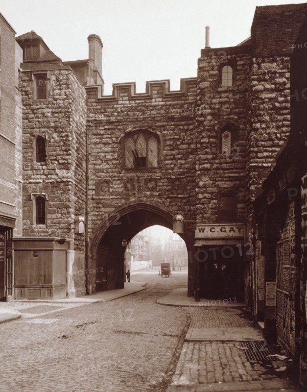 Saint John's Gate, Clerkenwell, c1886. Creator: Henry Dixon & Son.