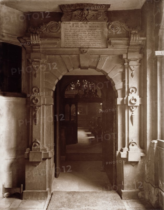 Charterhouse - Entrance to Chapel, c1880. Creator: Henry Dixon & Son.