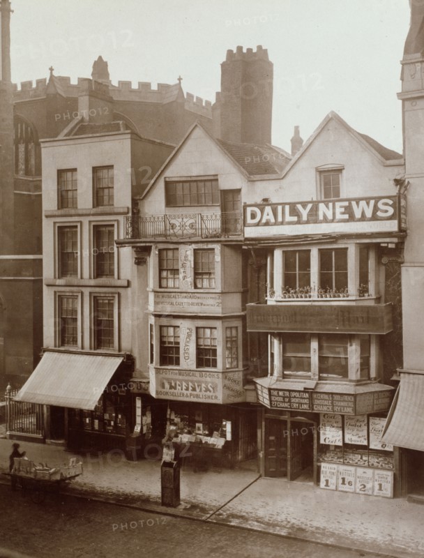 Old Houses, Fleet Street, c1884. Creator: Henry Dixon & Son.