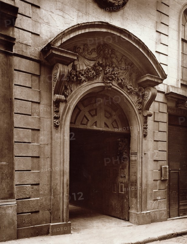 Doorway, College Hill, c1884. Creator: Henry Dixon & Son.