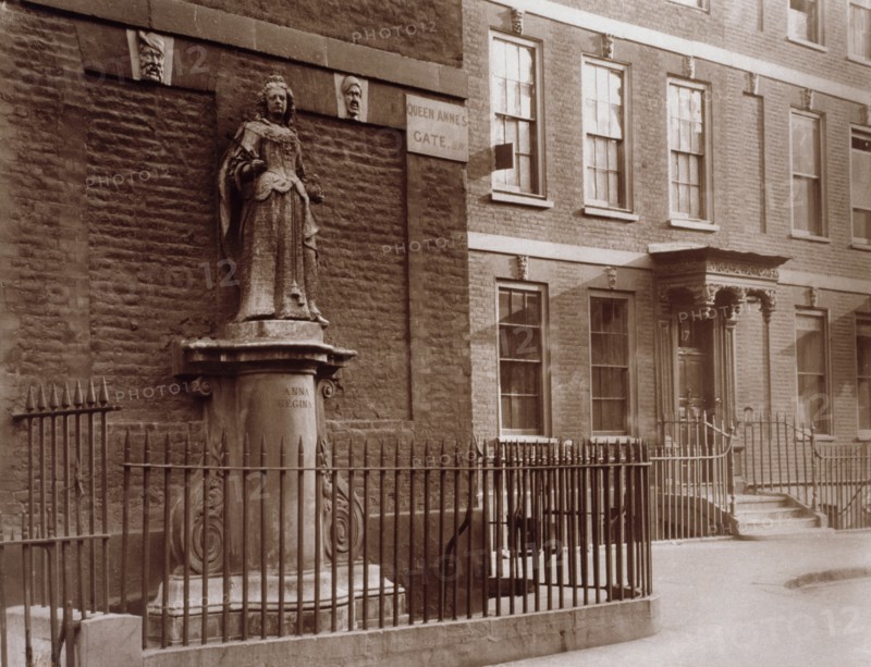 Queen Anne's Gate, c1886. Creator: Henry Dixon & Son.