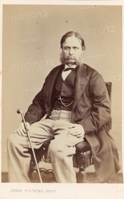 Egron Sellif Lundgren, (1815-1875), c1850s. Creator: John Watkins.