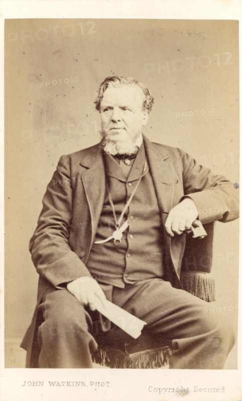 Seated man probably William Evans, (1798-1877), c1850-1880. Creator: John Watkins.