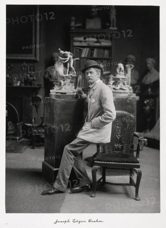 Sir Joseph Edgar Boehm, RA, c1889-1891. Creator: Ralph W Robinson.