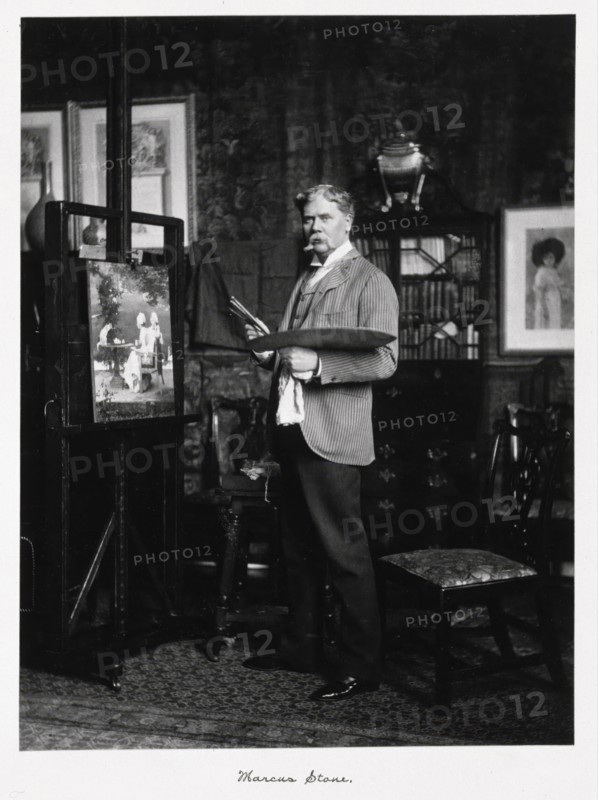 Marcus Stone, RA, c1889-1891. Creator: Ralph W Robinson.