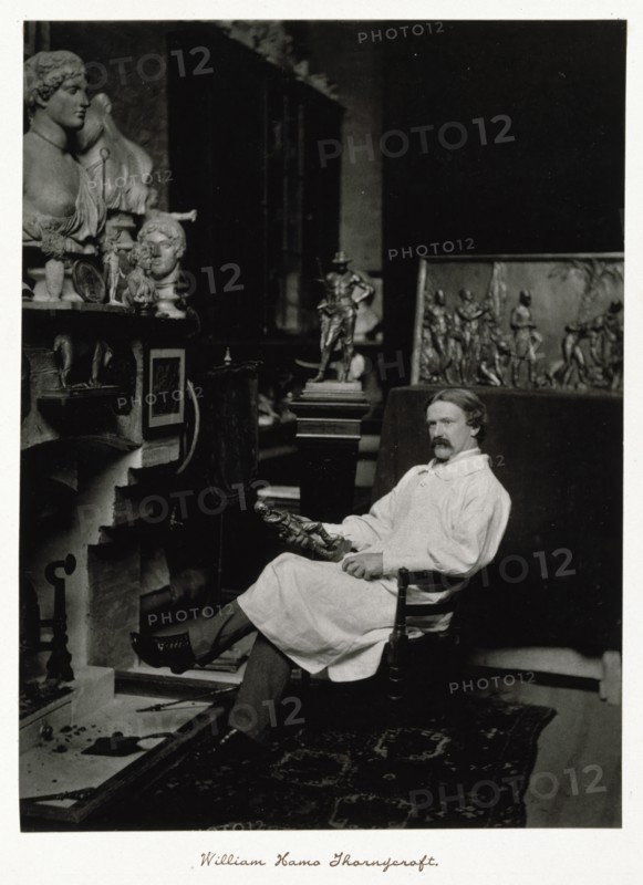 Sir Hamo Thornycroft, RA, c1889-1891. Creator: Ralph W Robinson.