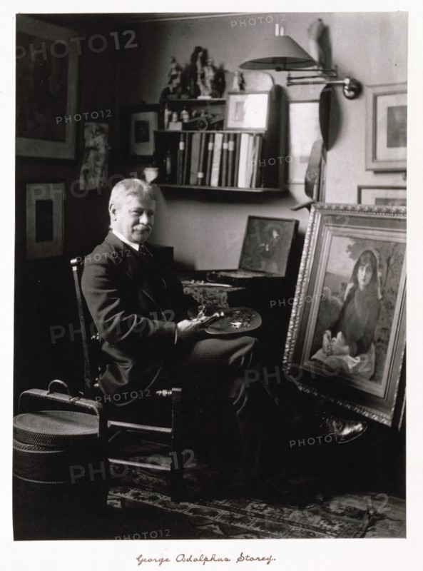 G.A. Storey, RA, c1889-1891. Creator: Ralph W Robinson.