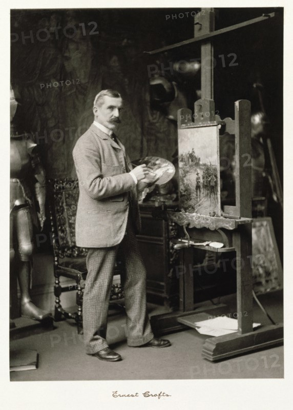 Ernest Crofts, c1889-1891. Creator: Ralph W Robinson.