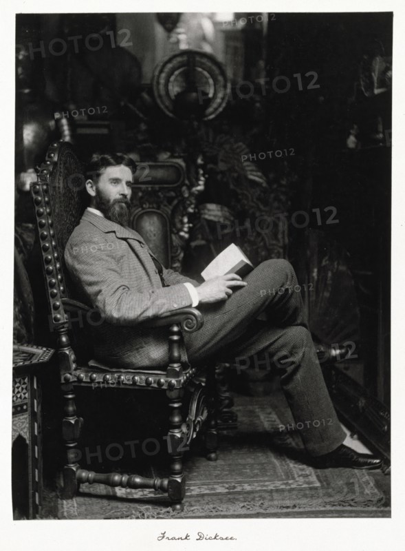 Sir Frank Dicksee, PRA, c1889-1891. Creator: Ralph W Robinson.