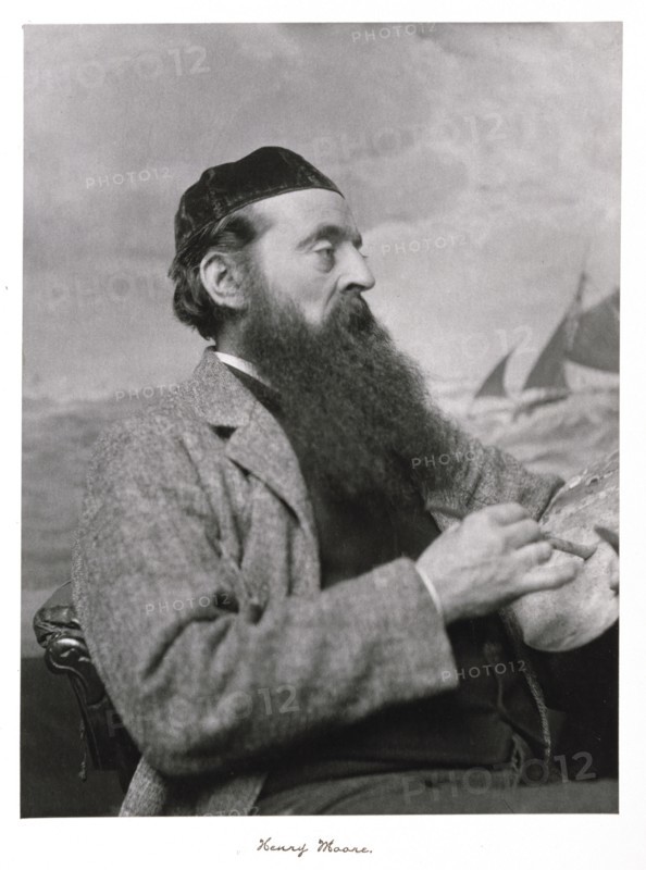 Henry Moore, RA, c1889-1891. Creator: Ralph W Robinson.