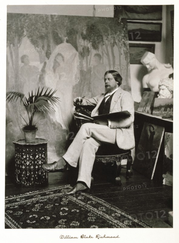 William Blake Richmond, RA, c1889-1891. Creator: Ralph W Robinson.