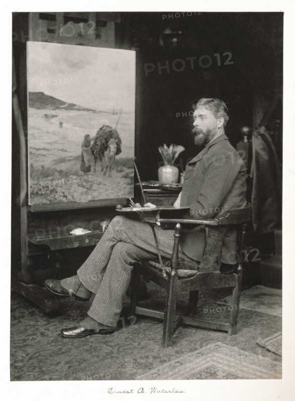Sir Ernest Albert Waterlow, RA, c1889-1891. Creator: Ralph W Robinson.