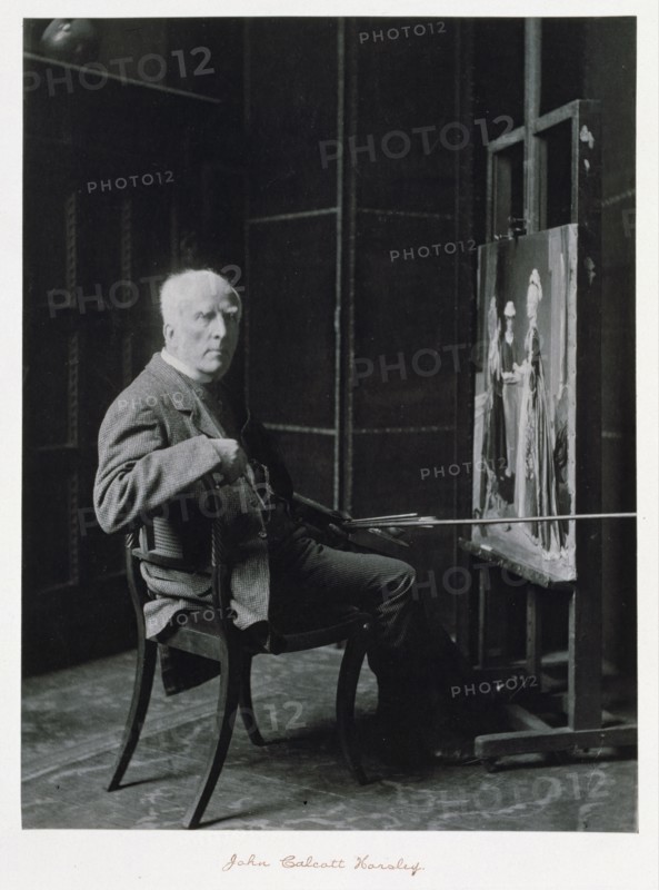John Callcott Horsley, RA, c1889-1891. Creator: Ralph W Robinson.