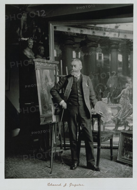 Sir Edward Poynter, PRA, c1889-1891. Creator: Ralph W Robinson.