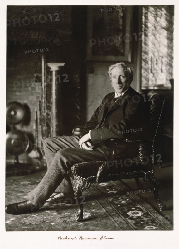 Richard Norman Shaw, RA, c1889-1891. Creator: Ralph W Robinson.