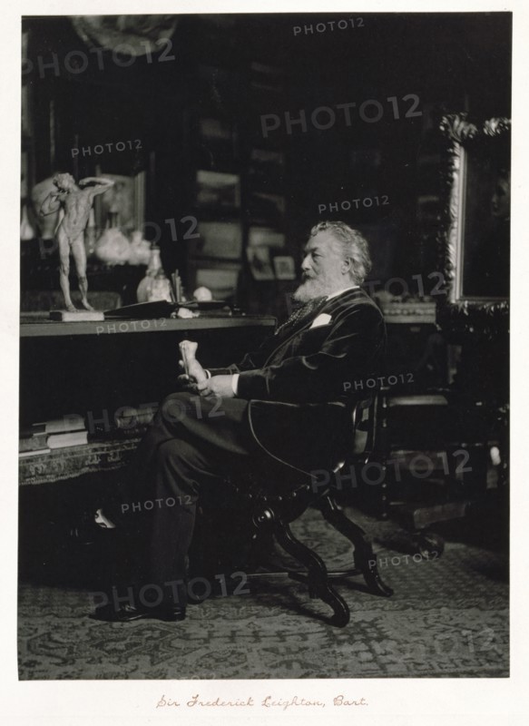 Lord Leighton, PRA, c1889-1891. Creator: Ralph W Robinson.